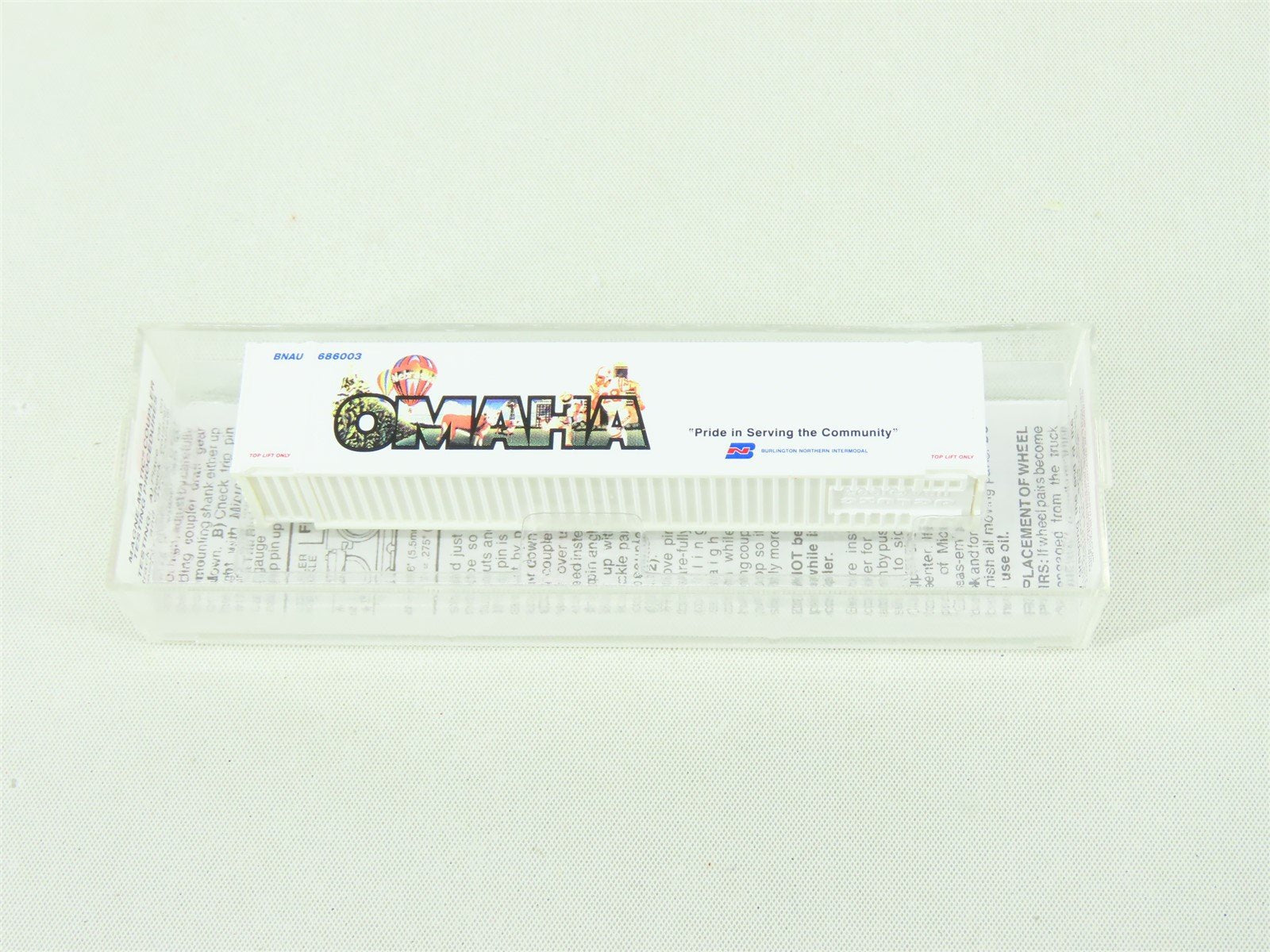 N Scale Micro-Trains MTL 81720 BN Burlington Northern Omaha Trailer #686003