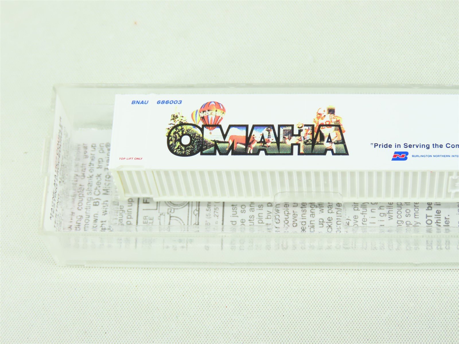 N Scale Micro-Trains MTL 81720 BN Burlington Northern Omaha Trailer #686003