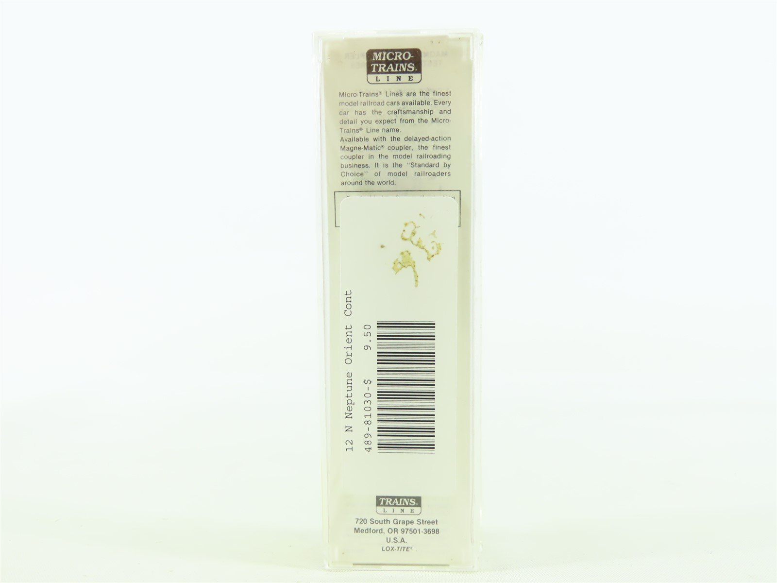 N Scale Micro-Trains MTL 81030 Neptune Orient Lines 40' Container #4180894