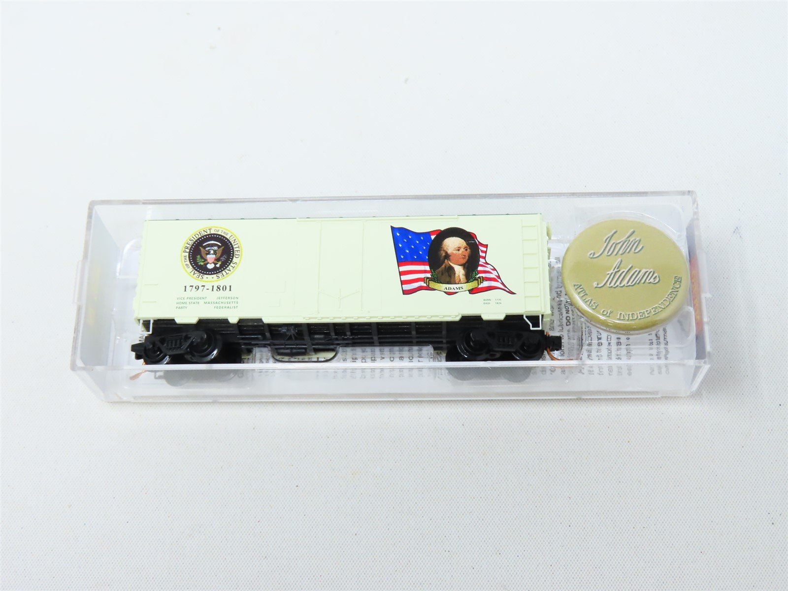 N Scale Micro-Trains MTL #07400102 Presidential Car 40' Box Car - John Adams