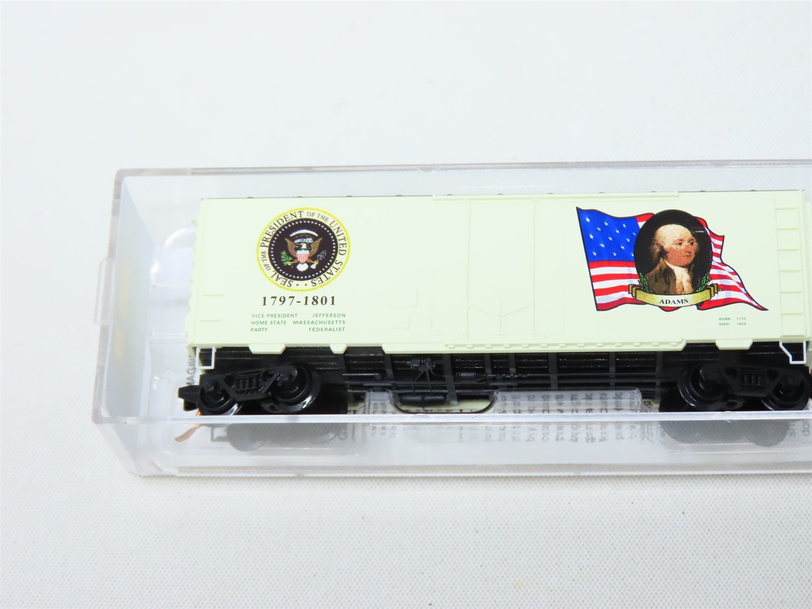 N Scale Micro-Trains MTL #07400102 Presidential Car 40' Box Car - John Adams