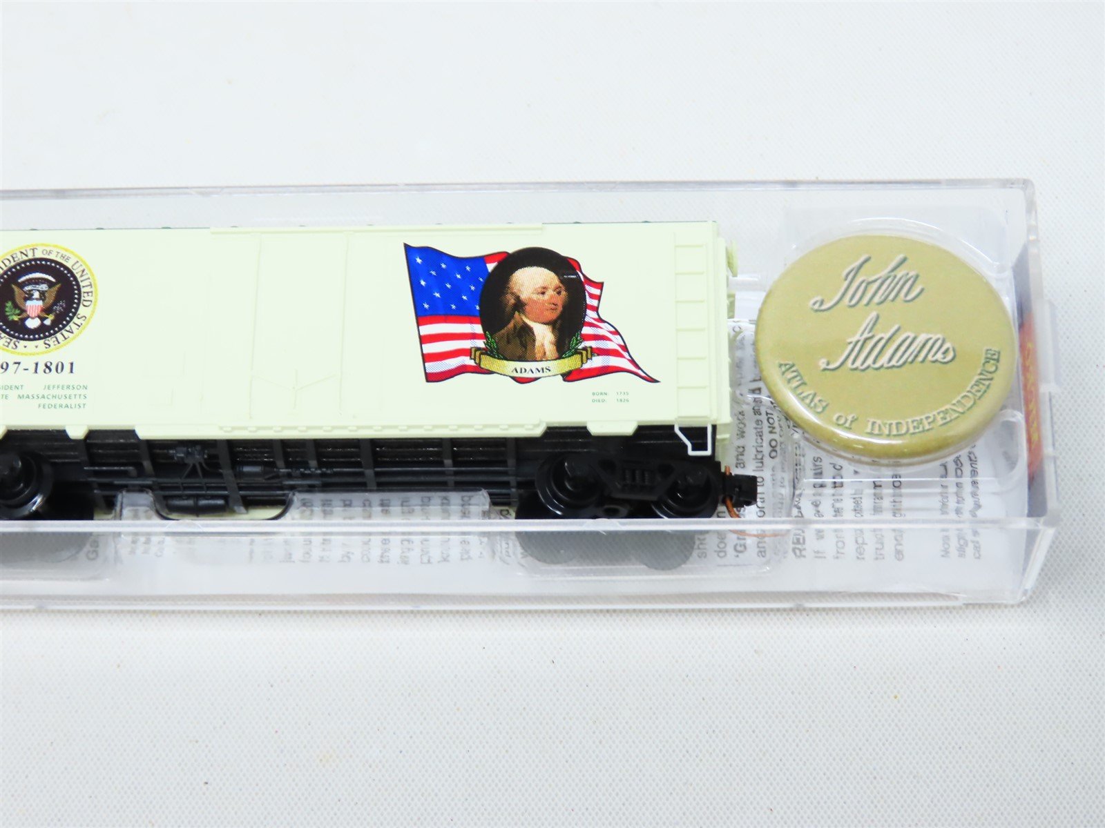 N Scale Micro-Trains MTL #07400102 Presidential Car 40' Box Car - John Adams