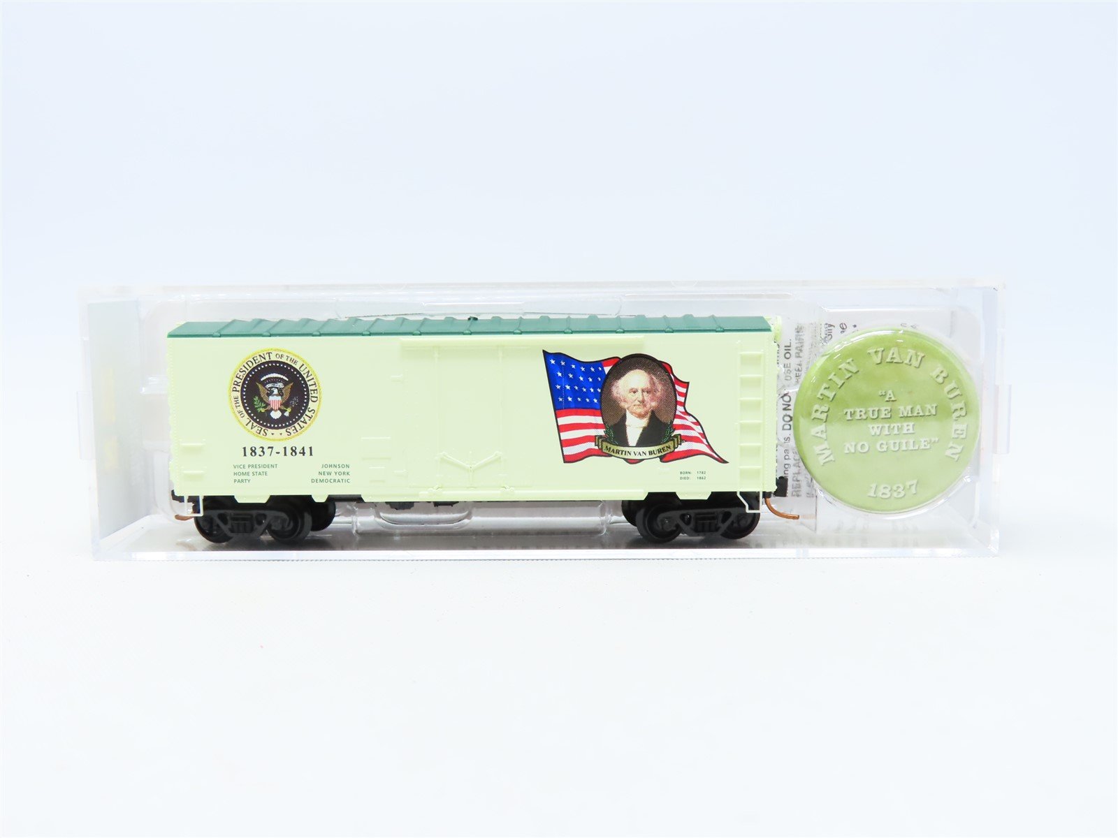 N Micro-Trains MTL #07400108 Presidential Car 40' Box Car - Martin Van Buren