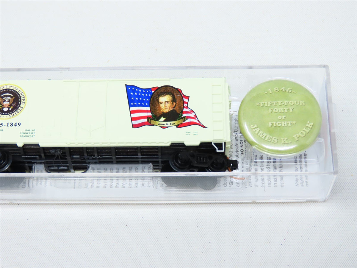 N Scale Micro-Trains MTL #07400115 Presidential Car 40&#39; Box Car - James K. Polk