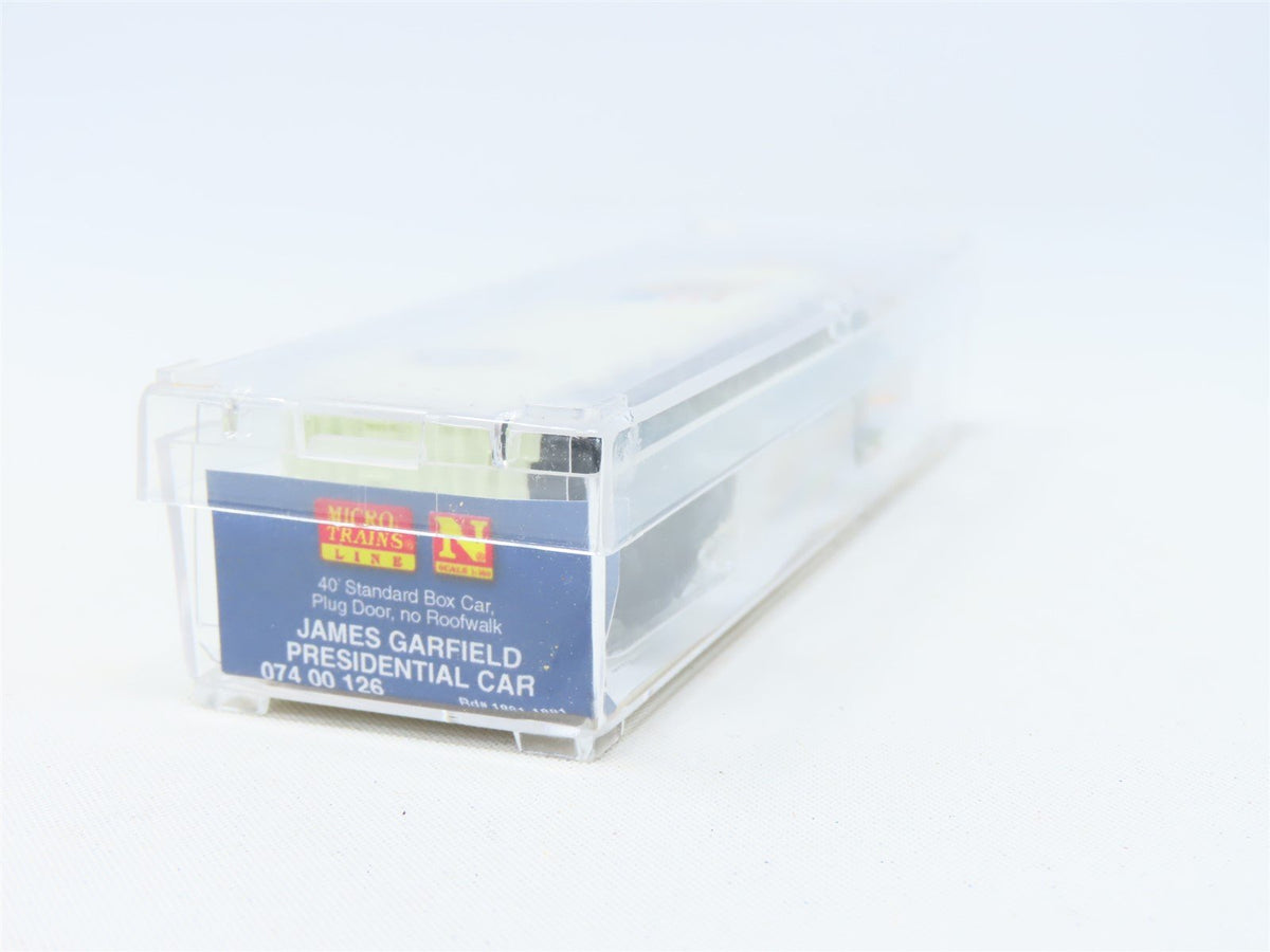 N Scale Micro-Trains MTL #07400126 Presidential Car 40&#39; Box Car - James Garfield