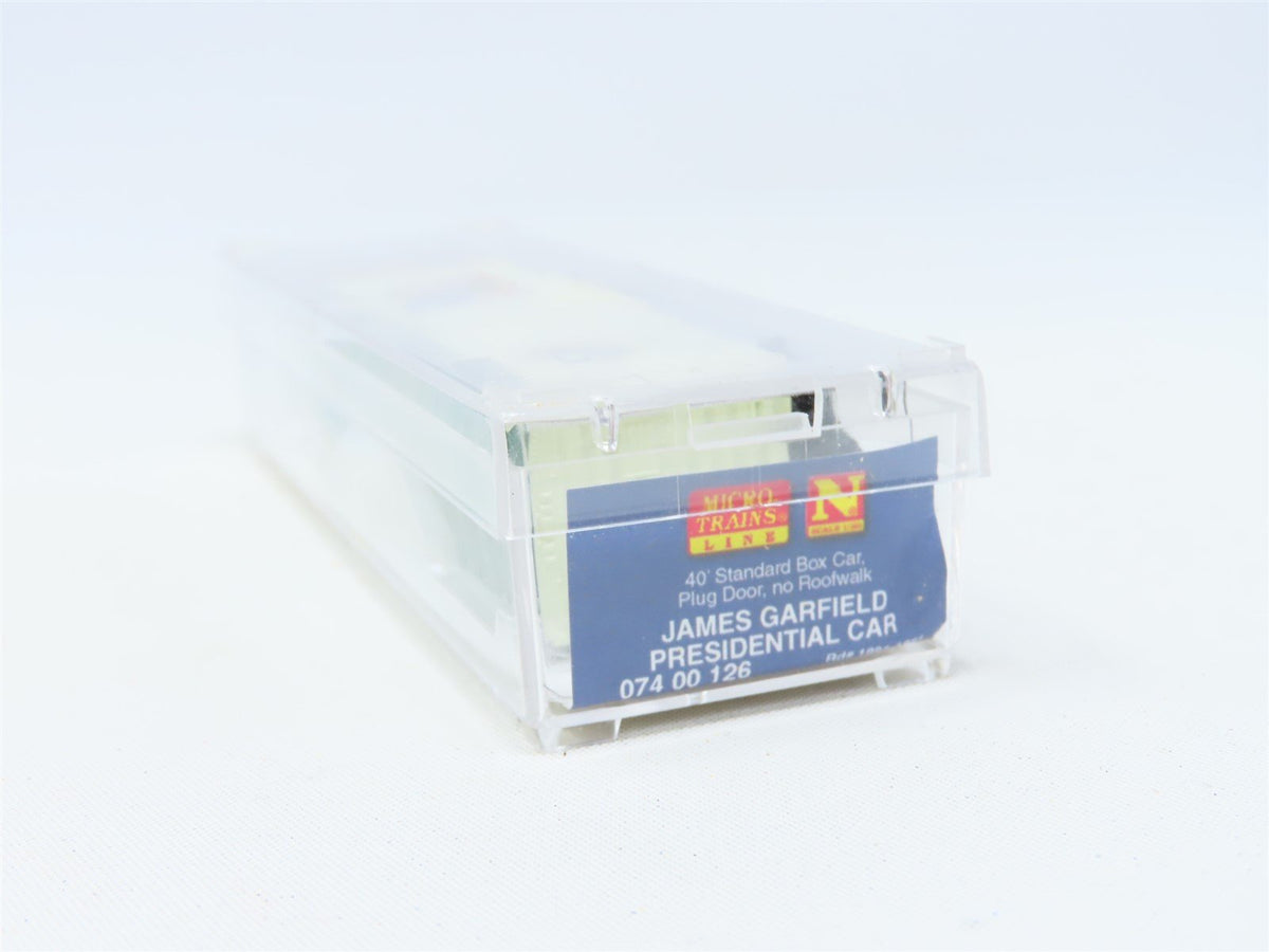 N Scale Micro-Trains MTL #07400126 Presidential Car 40&#39; Box Car - James Garfield