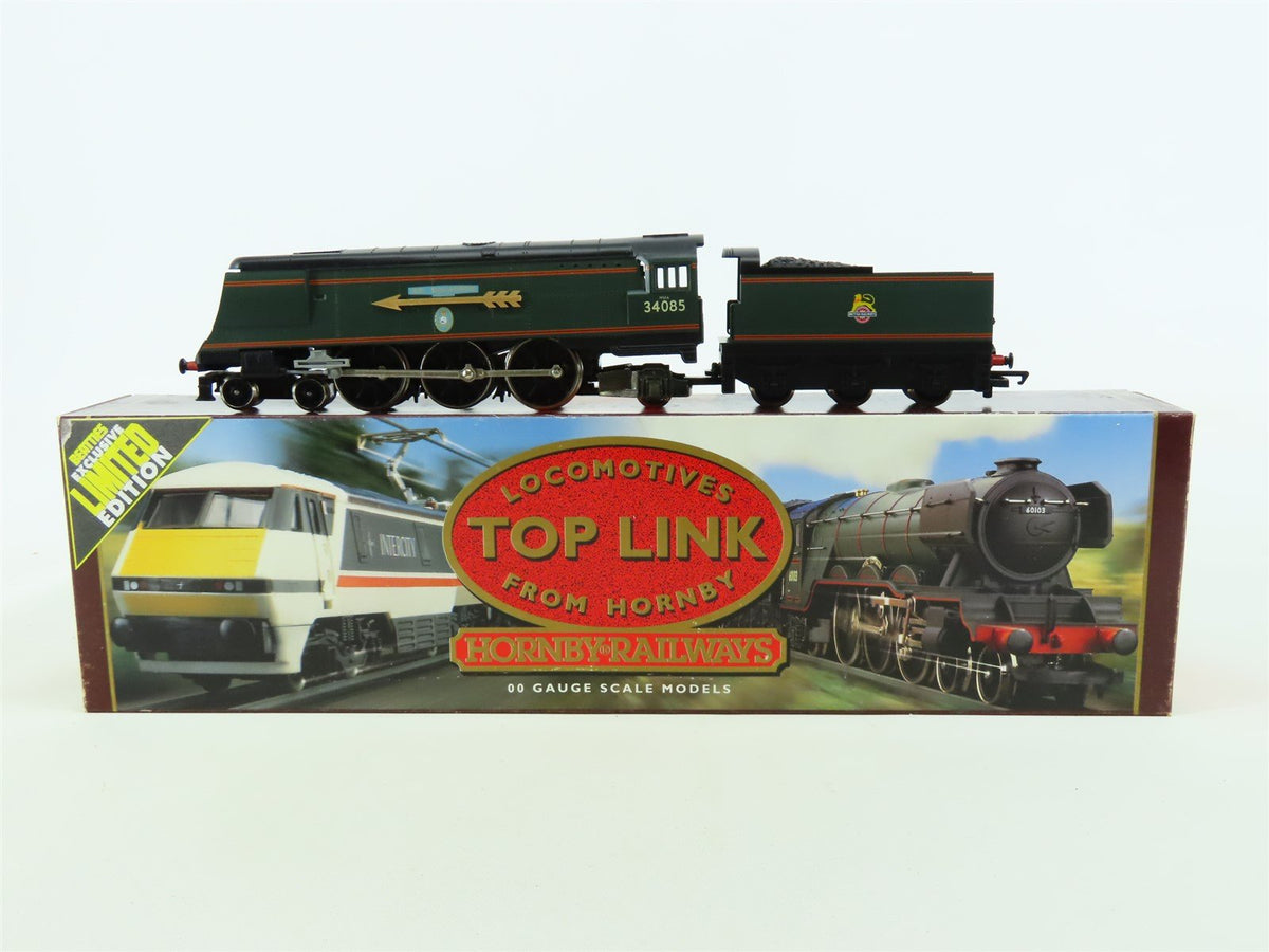 OO Hornby Top Link R.646 BR &quot;Golden Arrow&quot; 4-6-2 Battle of Britain Steam #34085