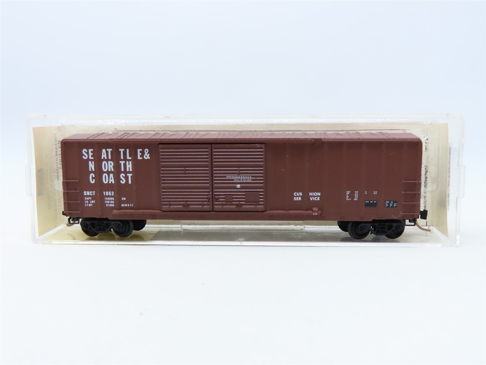 N Scale Micro-Trains MTL #30160 SNCT Seattle & North Coast 50' Box Car #1052