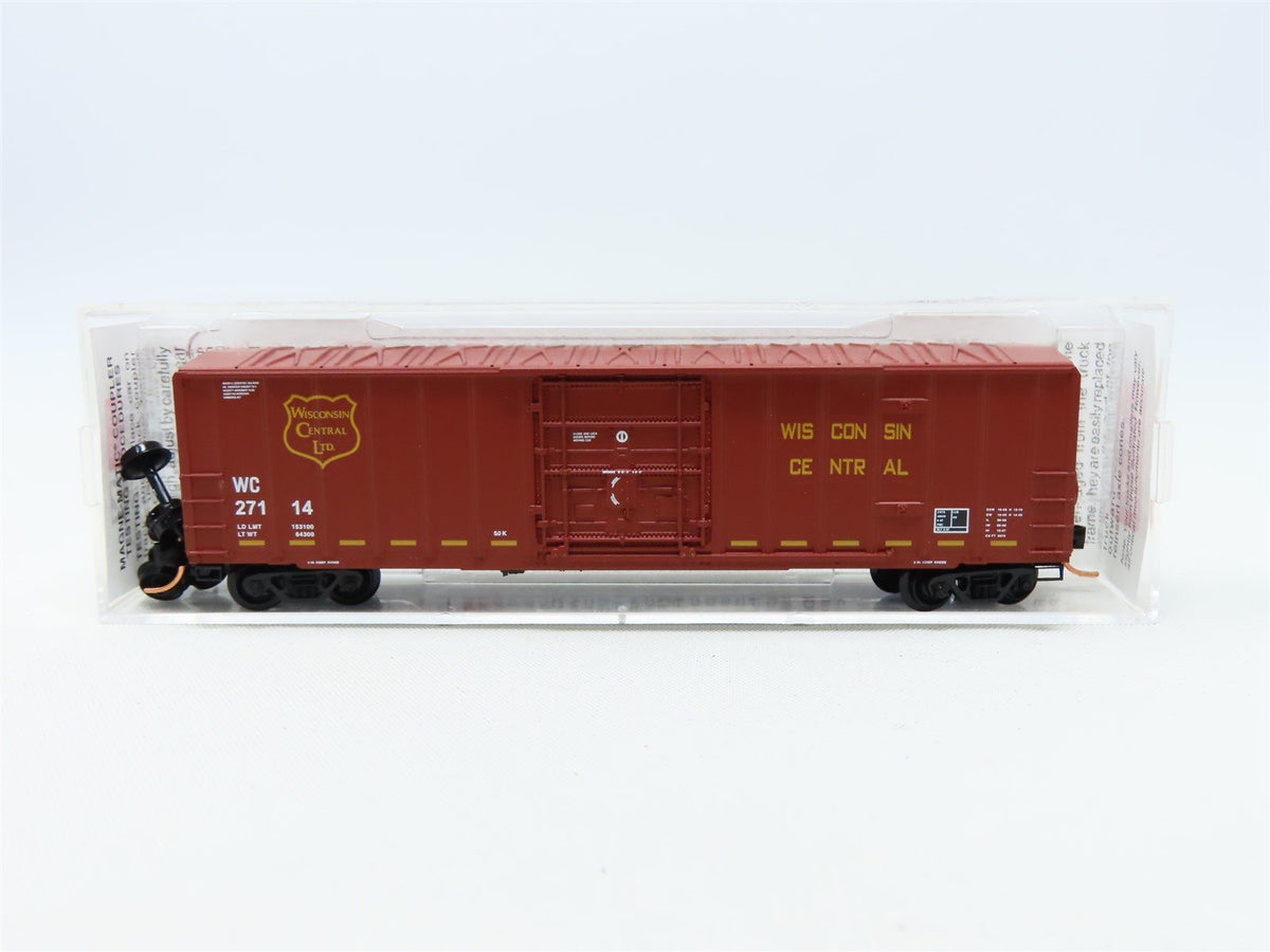 N Scale Micro-Trains MTL #27200 WC Wisconsin Central 50&#39; Box Car #27114