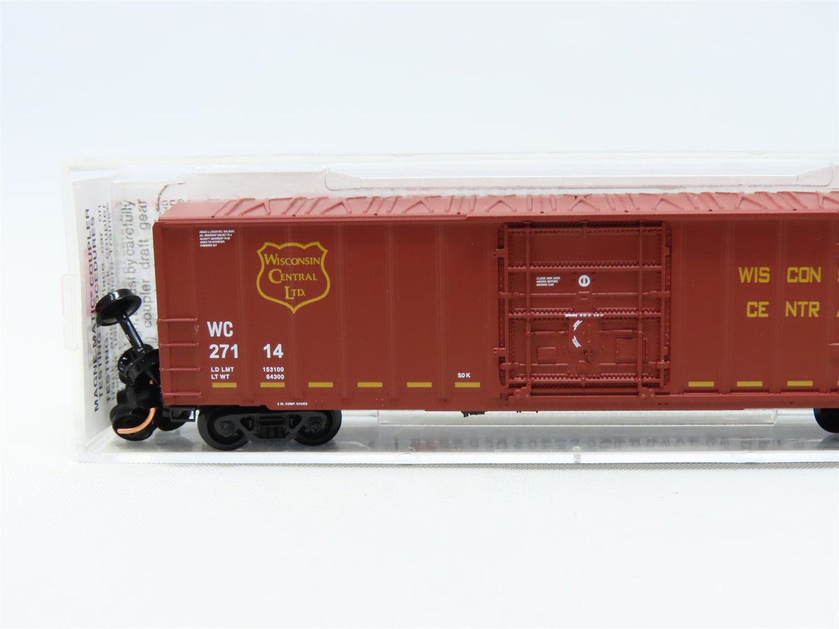 N Scale Micro-Trains MTL #27200 WC Wisconsin Central 50&#39; Box Car #27114