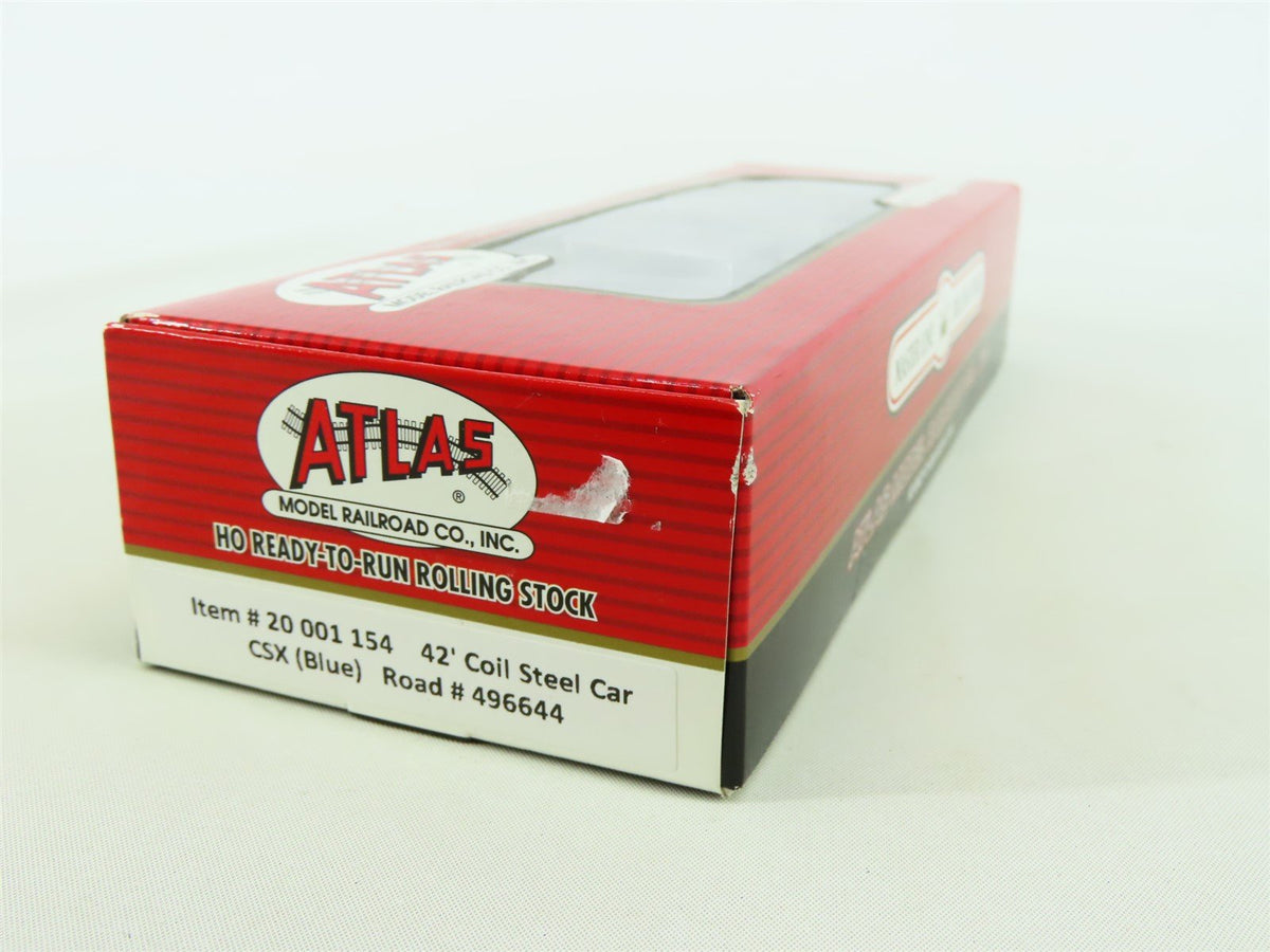 HO Atlas Master 20001154 CSX Transportation 42&#39; Coil Steel Car #496644 - Sealed