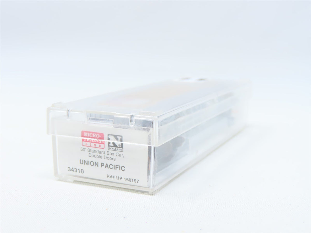 N Scale Micro-Trains MTL #34310 UP &quot;Automated Railway&quot; 50&#39; Box Car #160157