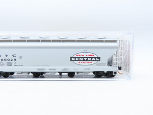 N Micro-Trains MTL #09300030 NYC New York Central 3-Bay Covered Hopper #886029