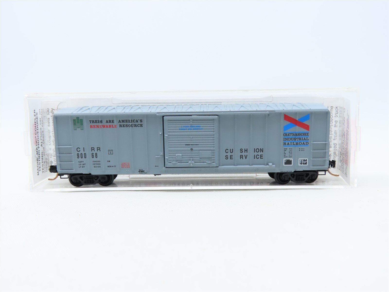 N Scale Micro-Trains MTL #25040 CIRR Chattahoochee Industrial 40' Box Car #90068