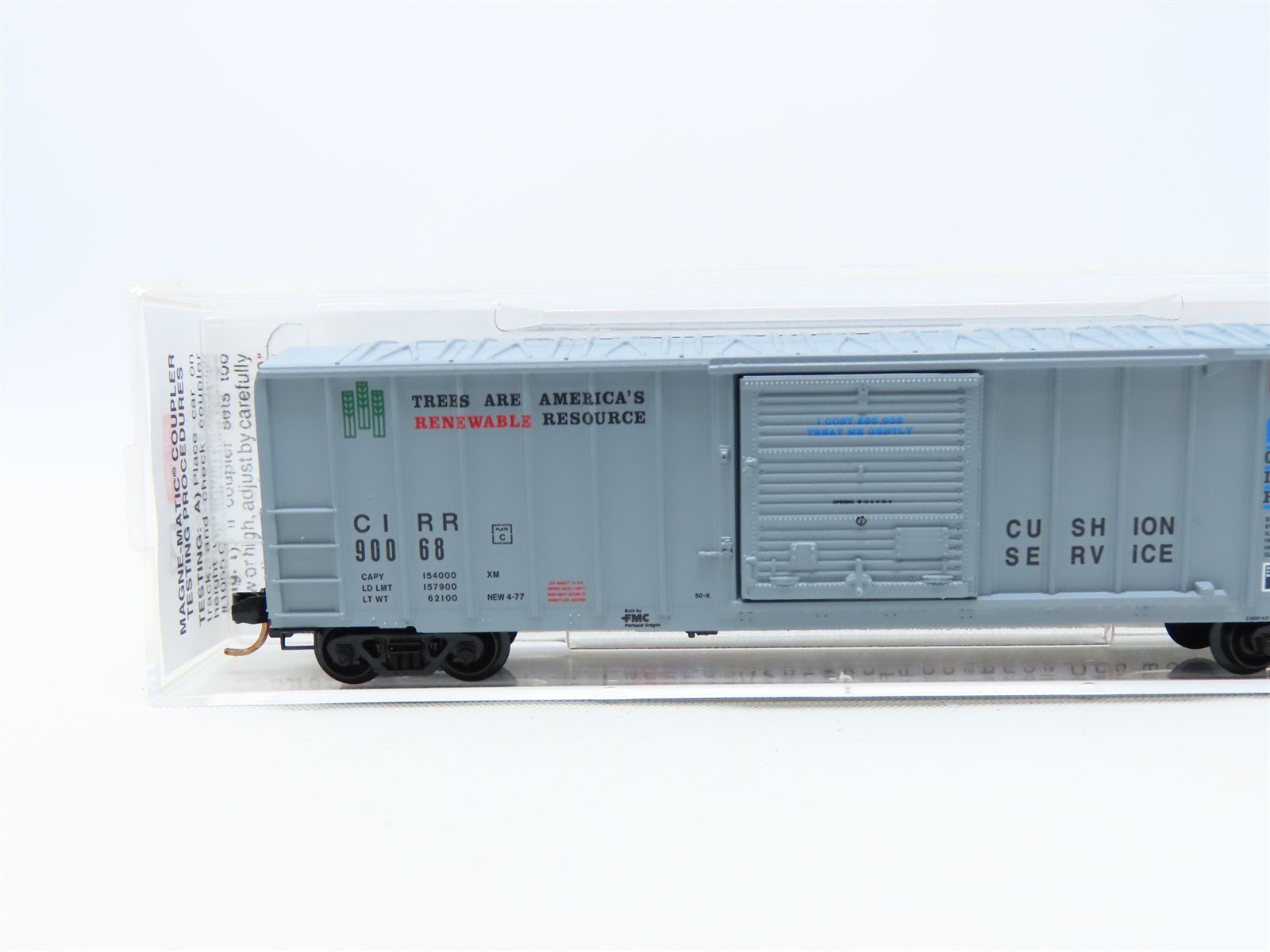 N Scale Micro-Trains MTL #25040 CIRR Chattahoochee Industrial 40' Box Car #90068