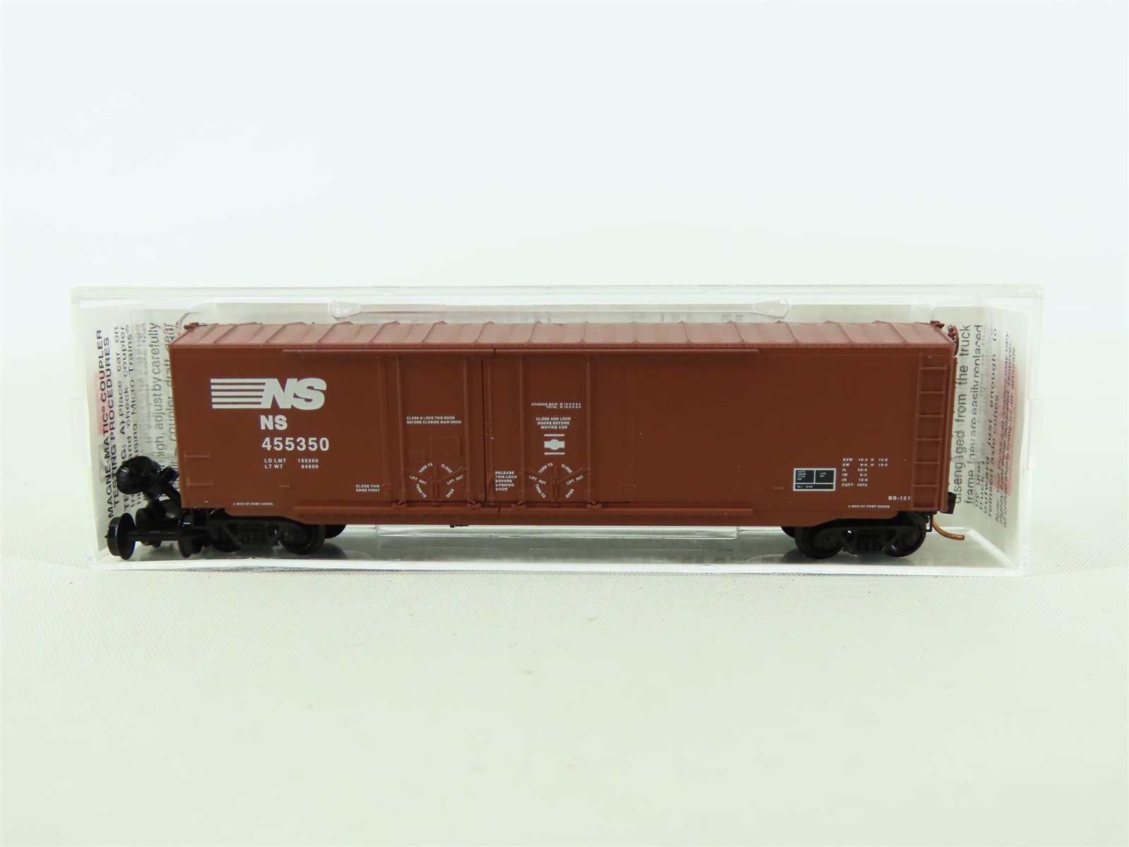 N Micro-Trains MTL 75110 NS Norfolk Southern 50' Standard Box Car #455350