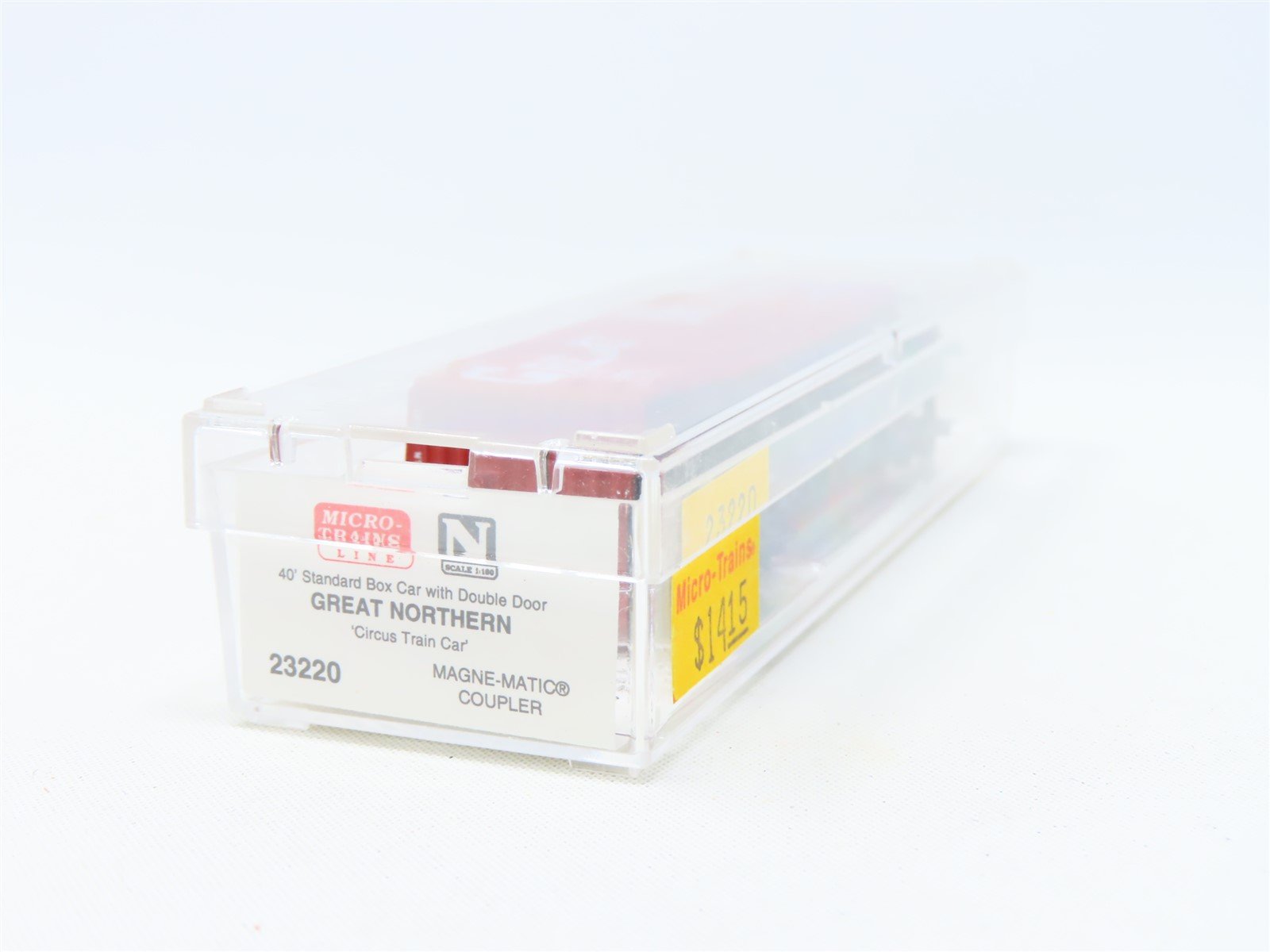 N Scale Micro-Trains MTL #23220 GN Great Northern Circus Car 40' Box Car #3486