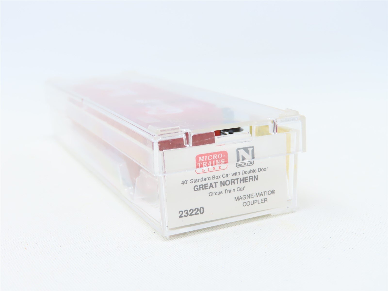 N Scale Micro-Trains MTL #23220 GN Great Northern Circus Car 40' Box Car #3486