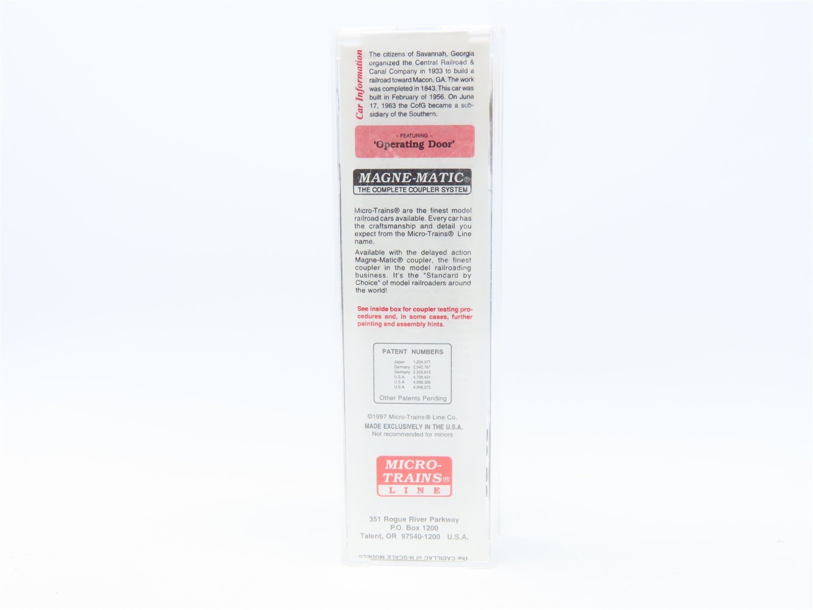 N Scale Micro-Trains MTL #31280 CG 