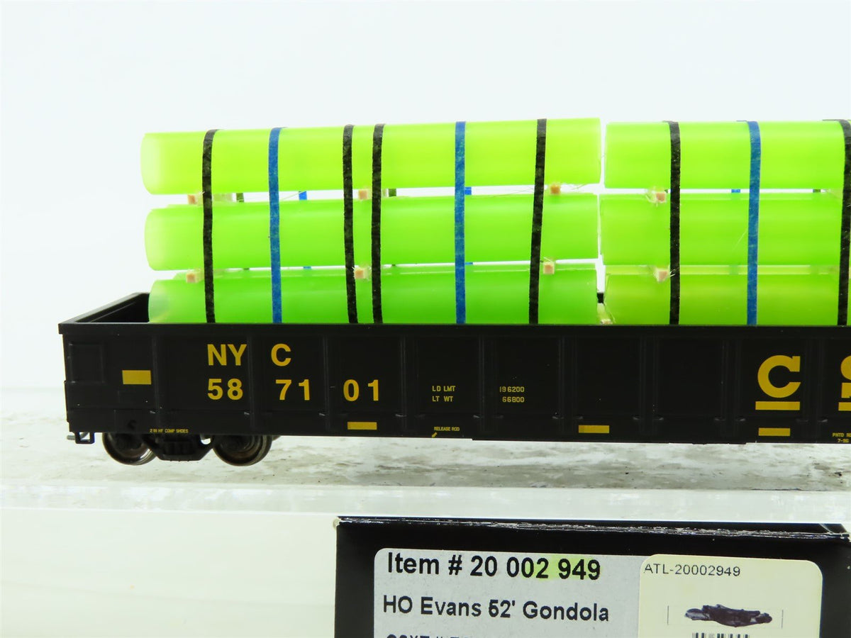 HO Atlas Trainman 20002949 CSX NYC Evans 52&#39; Gondola #587101 w/Pro Custom Load