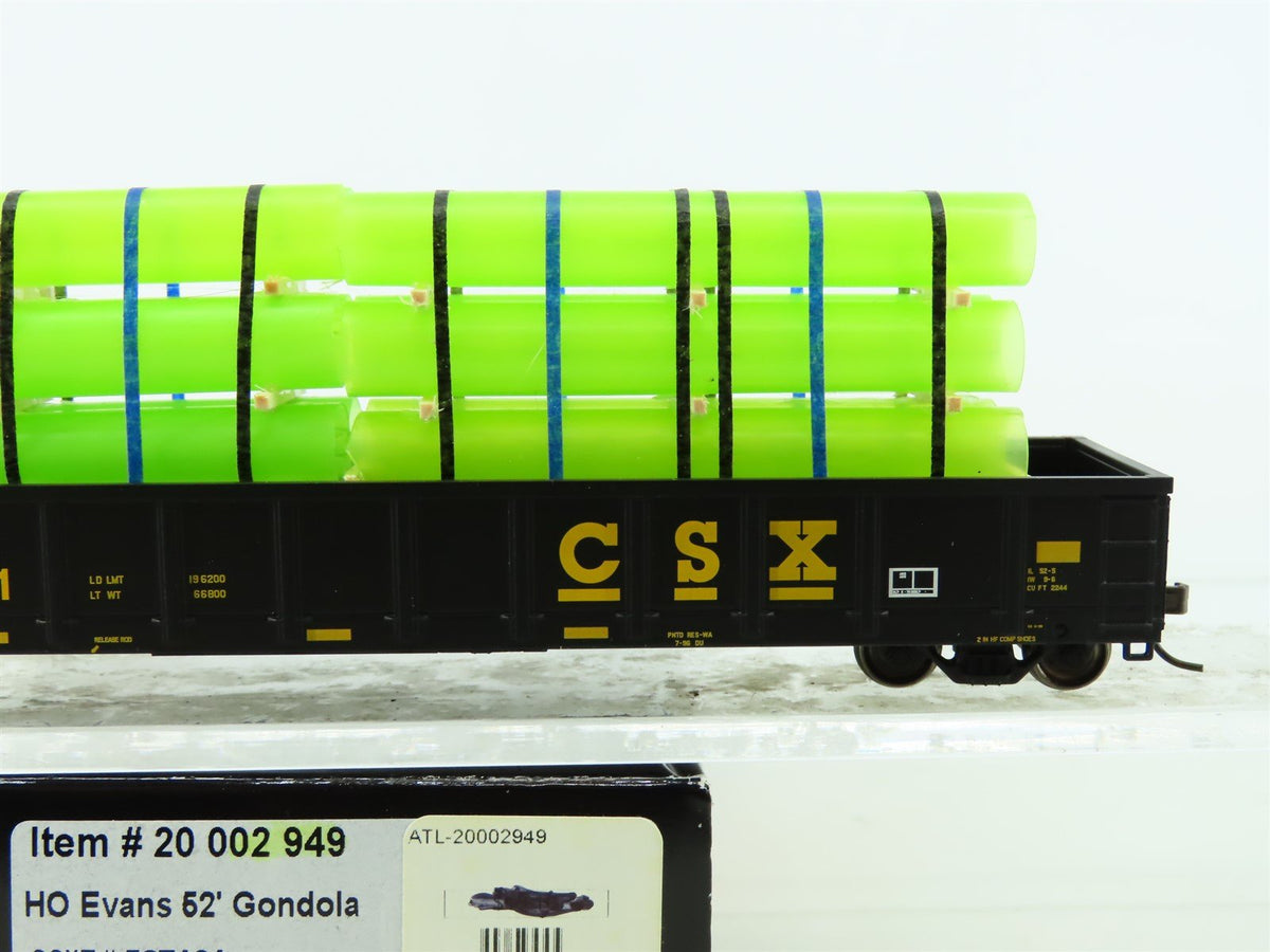 HO Atlas Trainman 20002949 CSX NYC Evans 52&#39; Gondola #587101 w/Pro Custom Load