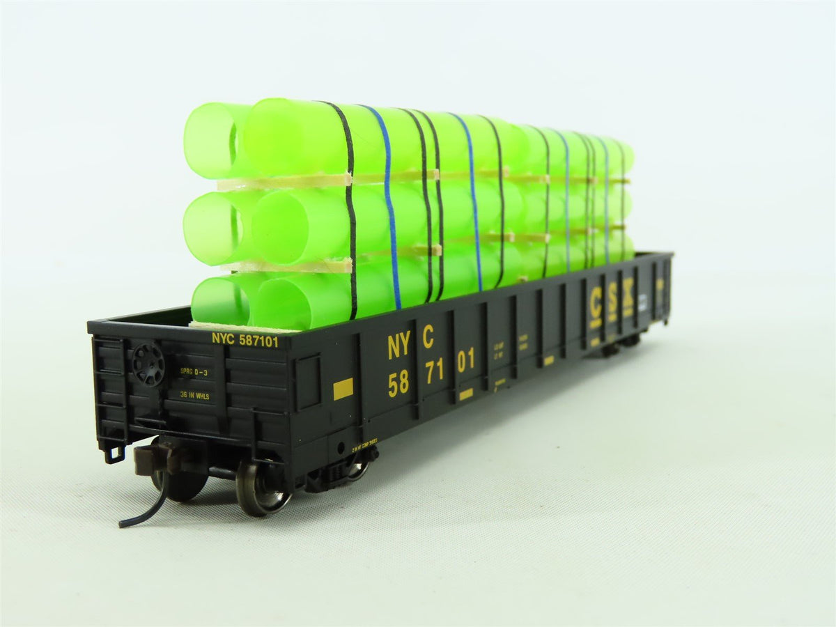 HO Atlas Trainman 20002949 CSX NYC Evans 52&#39; Gondola #587101 w/Pro Custom Load