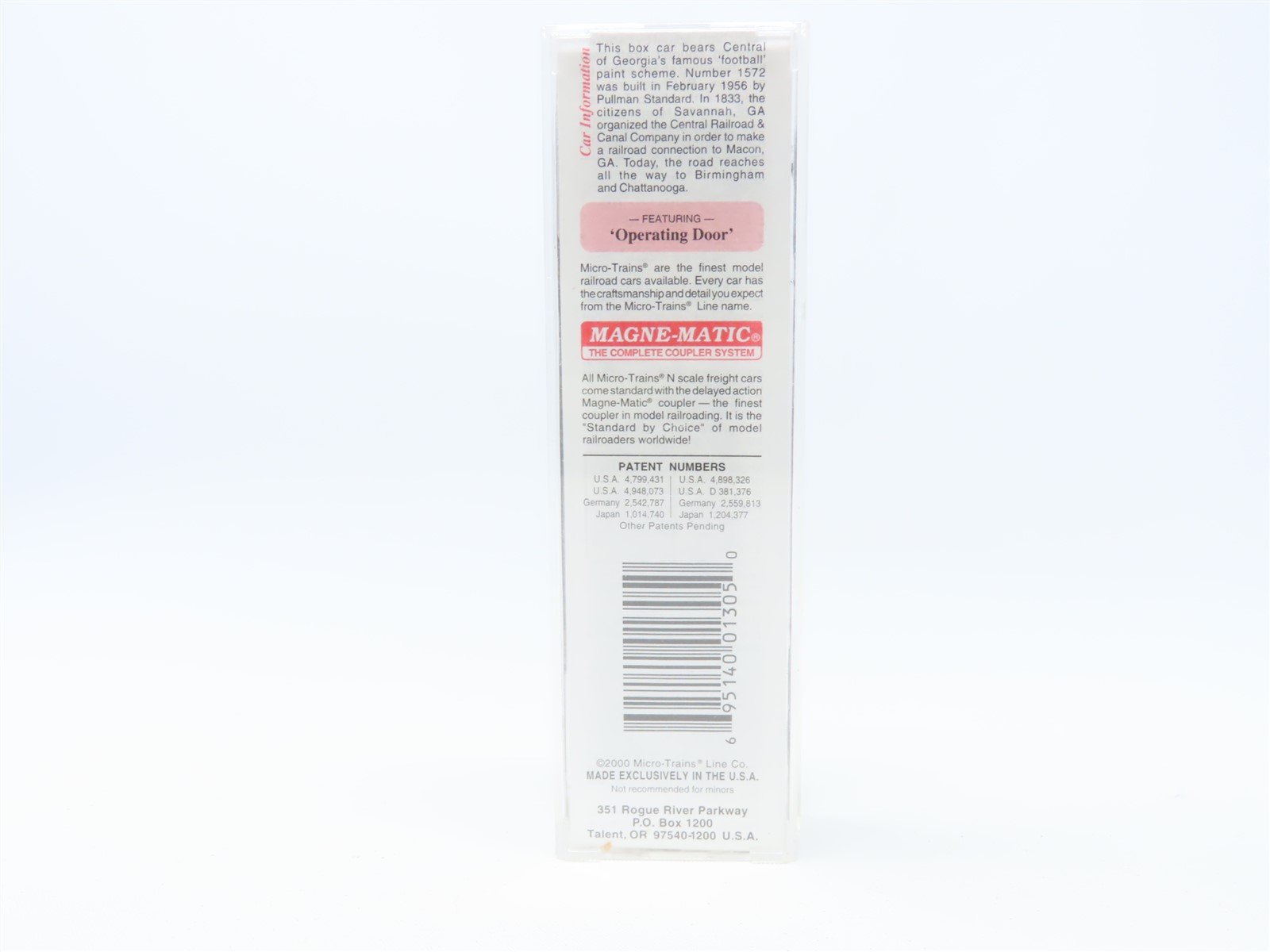 N Scale Micro-Trains MTL #31280 CG 