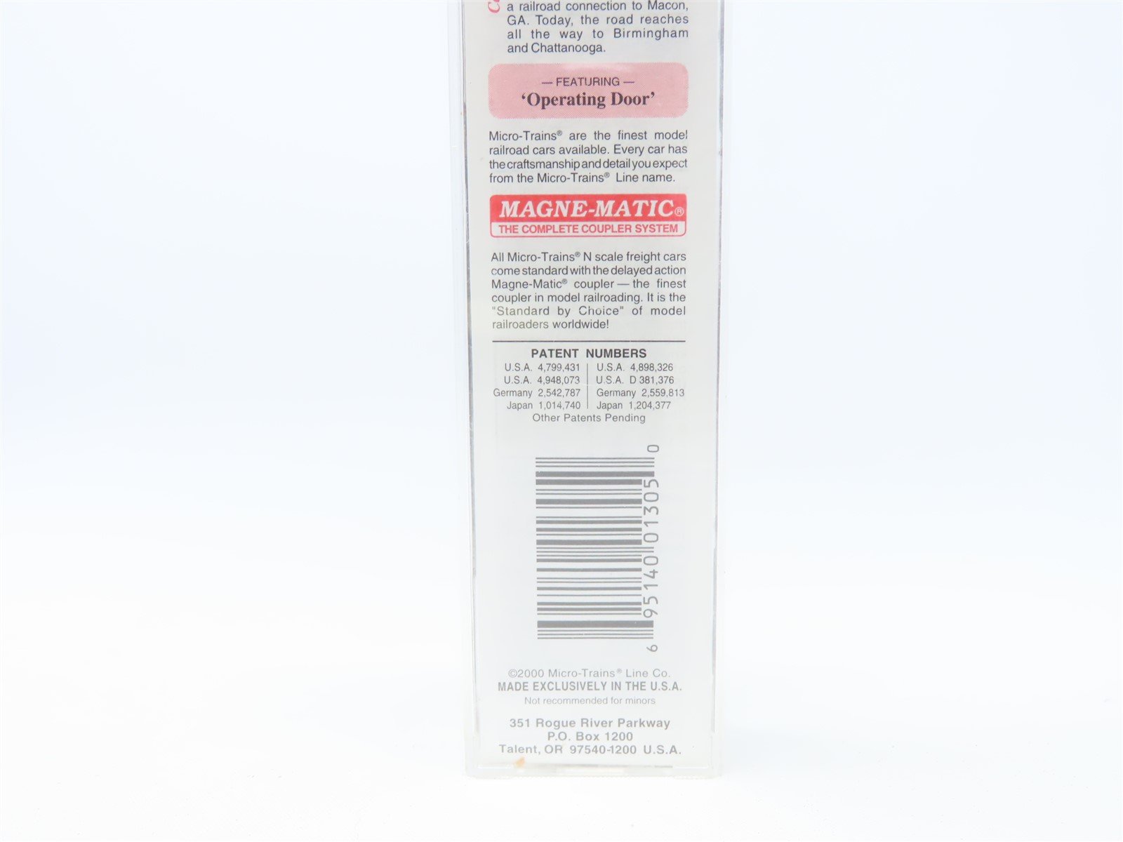 N Scale Micro-Trains MTL #31280 CG 