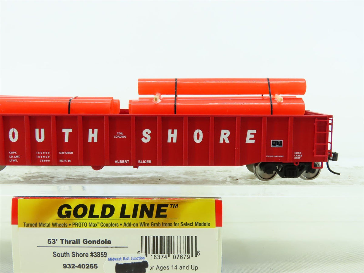 HO Walthers Gold 932-40265 CSS South Shore 53&#39; Gondola #3859 w/Pro Custom Load