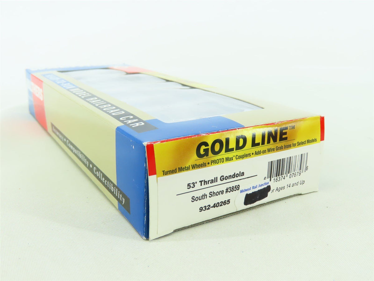 HO Walthers Gold 932-40265 CSS South Shore 53&#39; Gondola #3859 w/Pro Custom Load