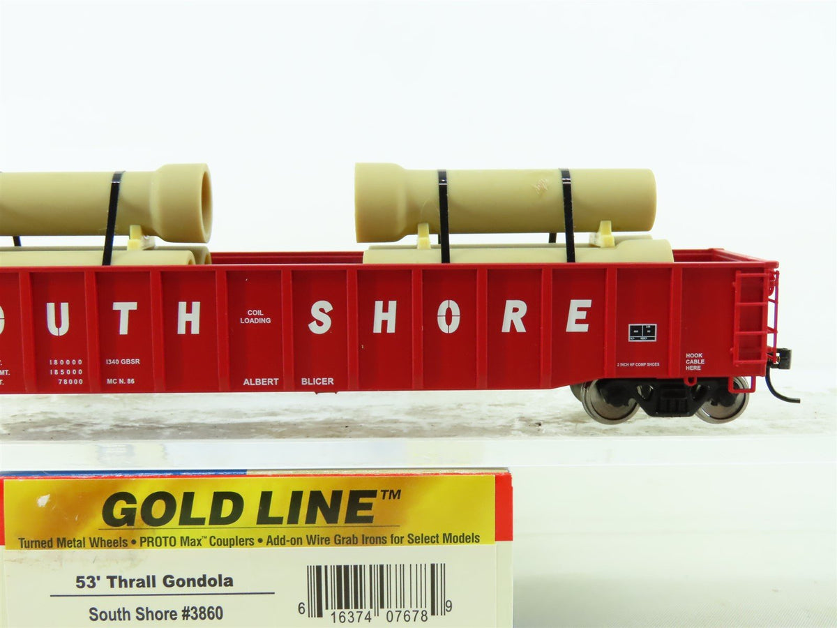 HO Walthers Gold 932-40264 CSS South Shore 53&#39; Gondola #3860 w/Pro Custom Load