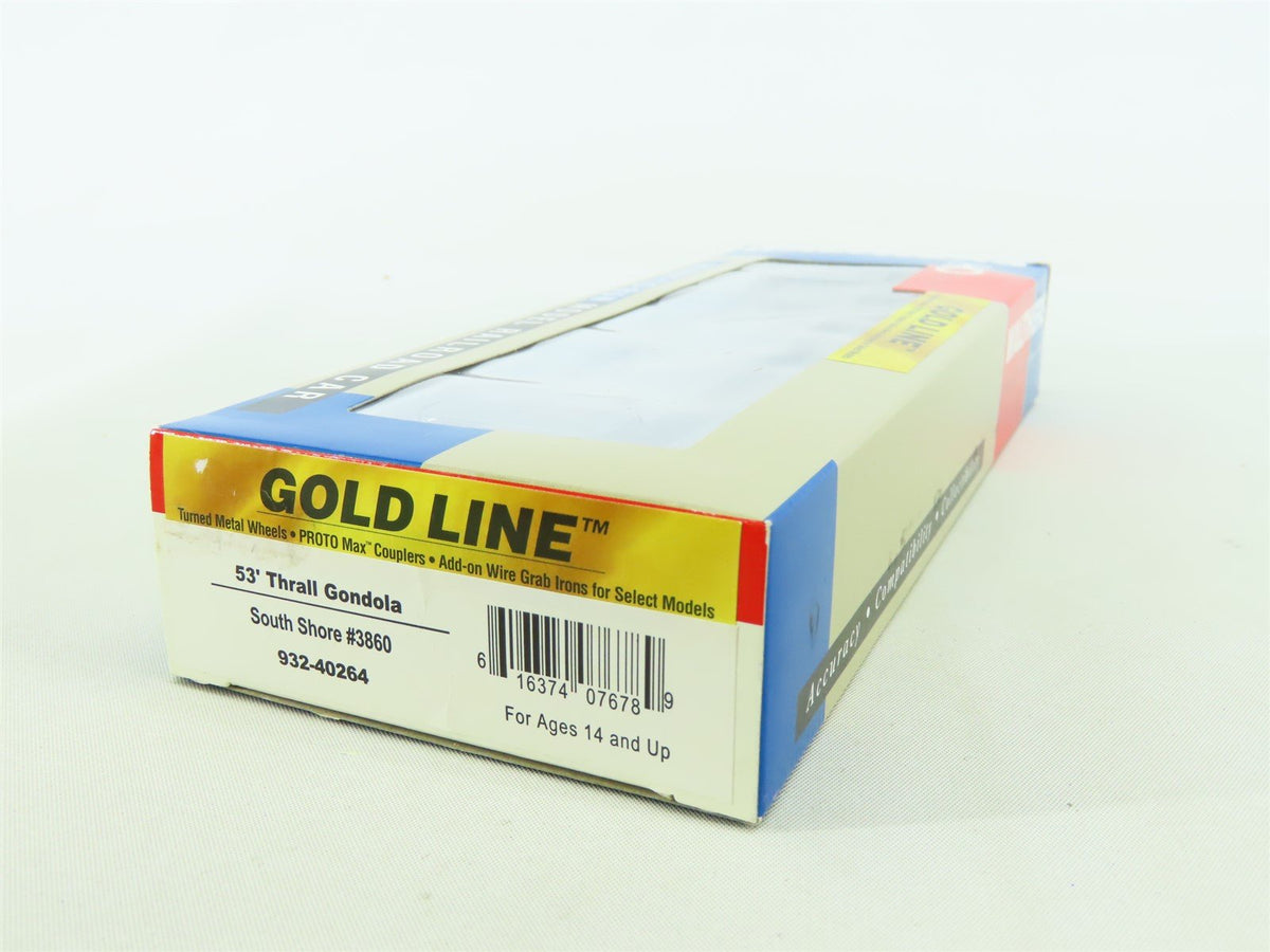 HO Walthers Gold 932-40264 CSS South Shore 53&#39; Gondola #3860 w/Pro Custom Load