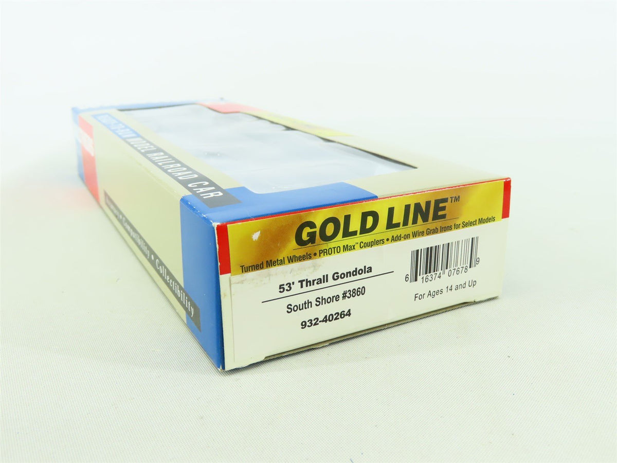 HO Walthers Gold 932-40264 CSS South Shore 53&#39; Gondola #3860 w/Pro Custom Load