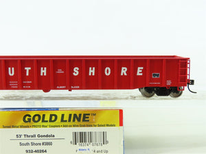 HO Walthers Gold 932-40264 CSS South Shore 53' Gondola #3860 w/Pro Custom Load