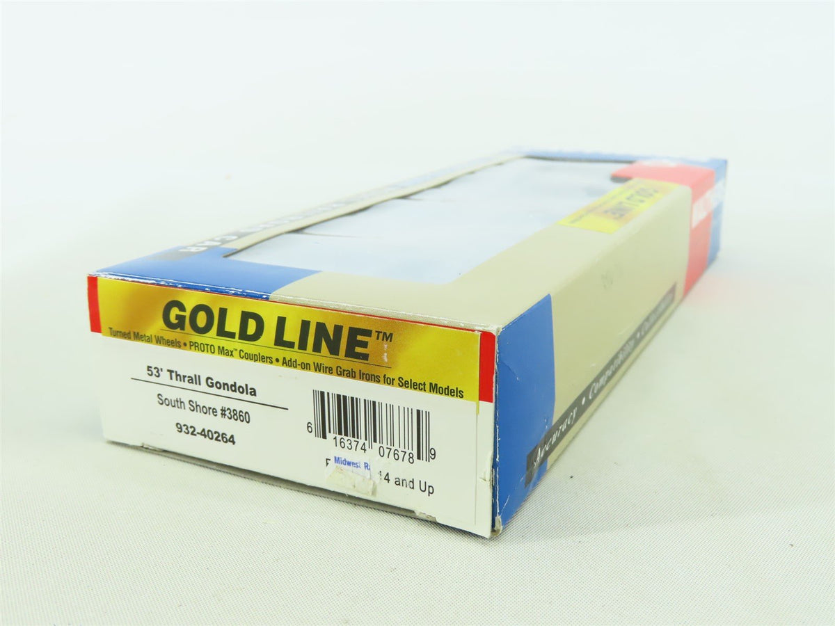 HO Walthers Gold 932-40264 CSS South Shore 53&#39; Gondola #3860 w/Pro Custom Load