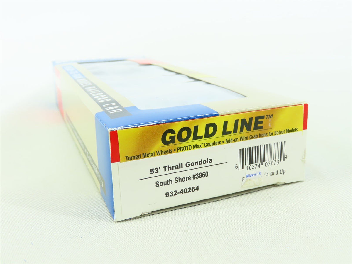 HO Walthers Gold 932-40264 CSS South Shore 53&#39; Gondola #3860 w/Pro Custom Load