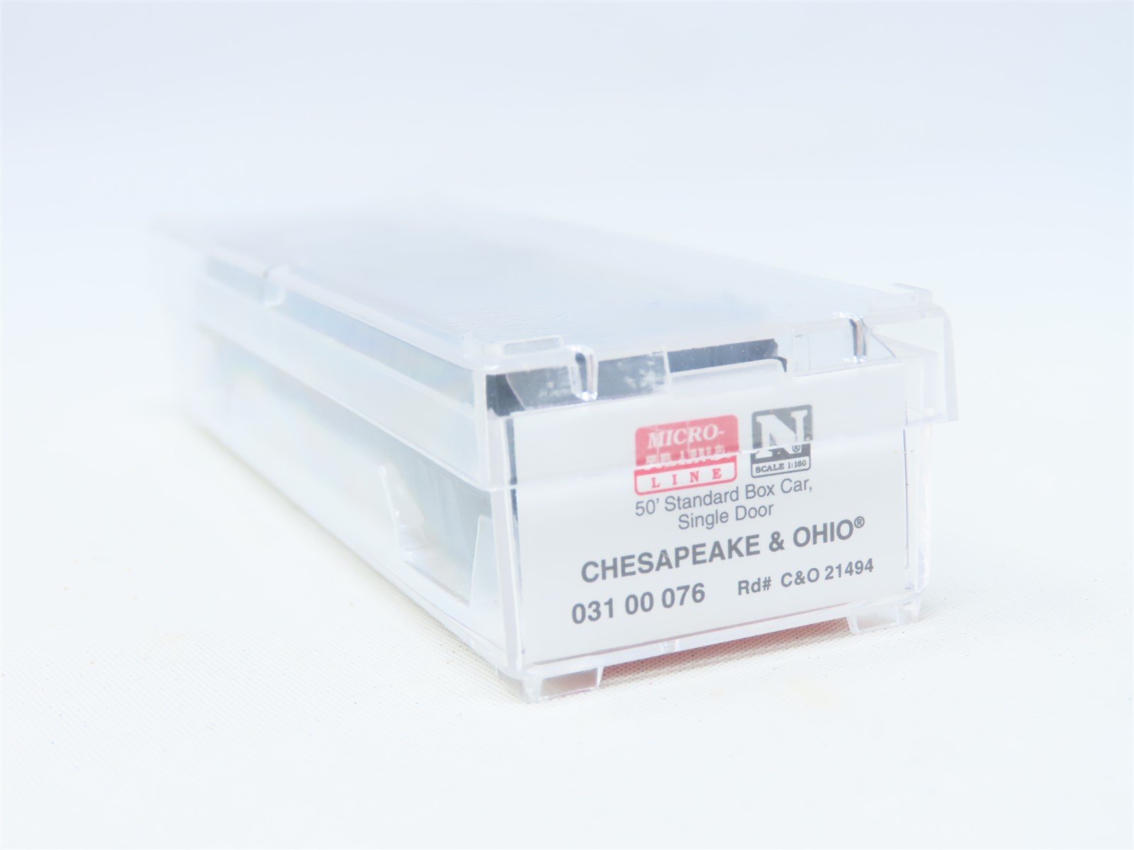N Micro-Trains MTL 03100076 C&O The Chessie Route 50' Single Door Box Car #21494