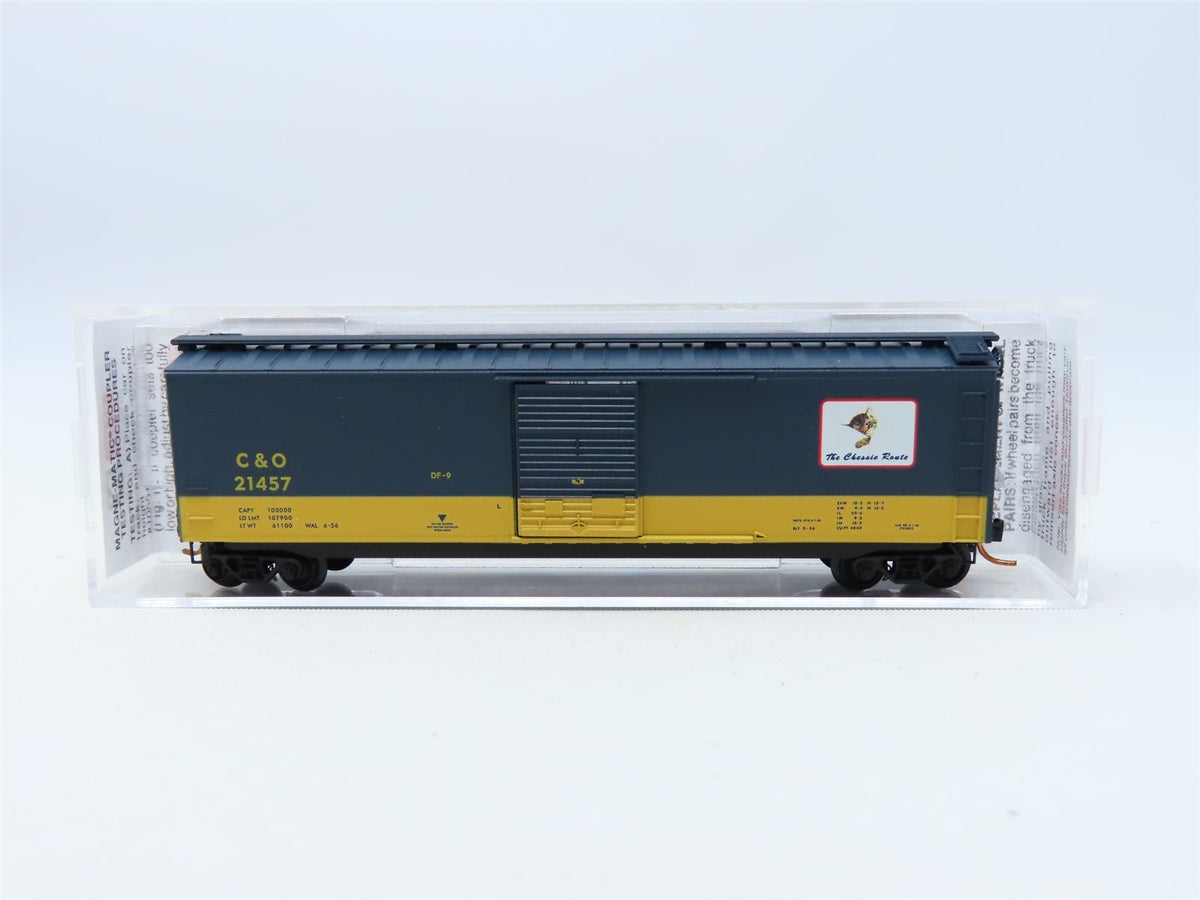 N Micro-Trains MTL 03100075 C&amp;O The Chessie Route 50&#39; Single Door Box Car #21457