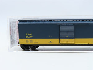 N Micro-Trains MTL 03100075 C&O The Chessie Route 50' Single Door Box Car #21457