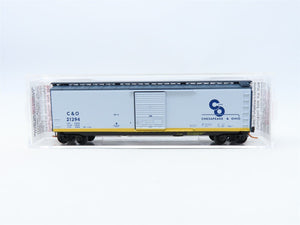 N Micro-Trains MTL #03100074 C&O Chessie Route 50' Single Door Box Car #21294