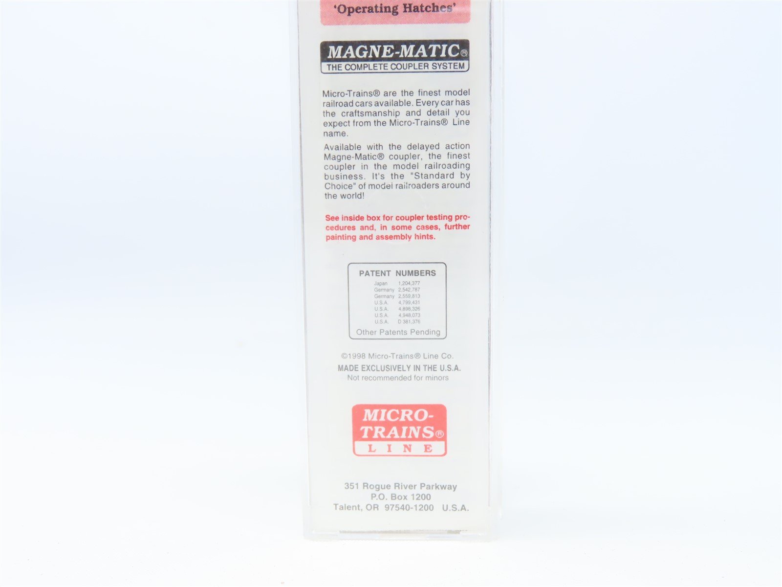 N Scale Micro-Trains MTL #59540 URTC American Beef Packers 40' Reefer #75524