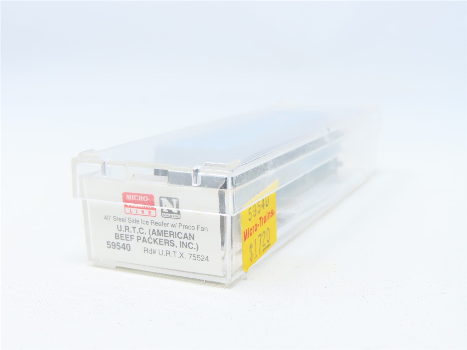 N Scale Micro-Trains MTL #59540 URTC American Beef Packers 40' Reefer #75524