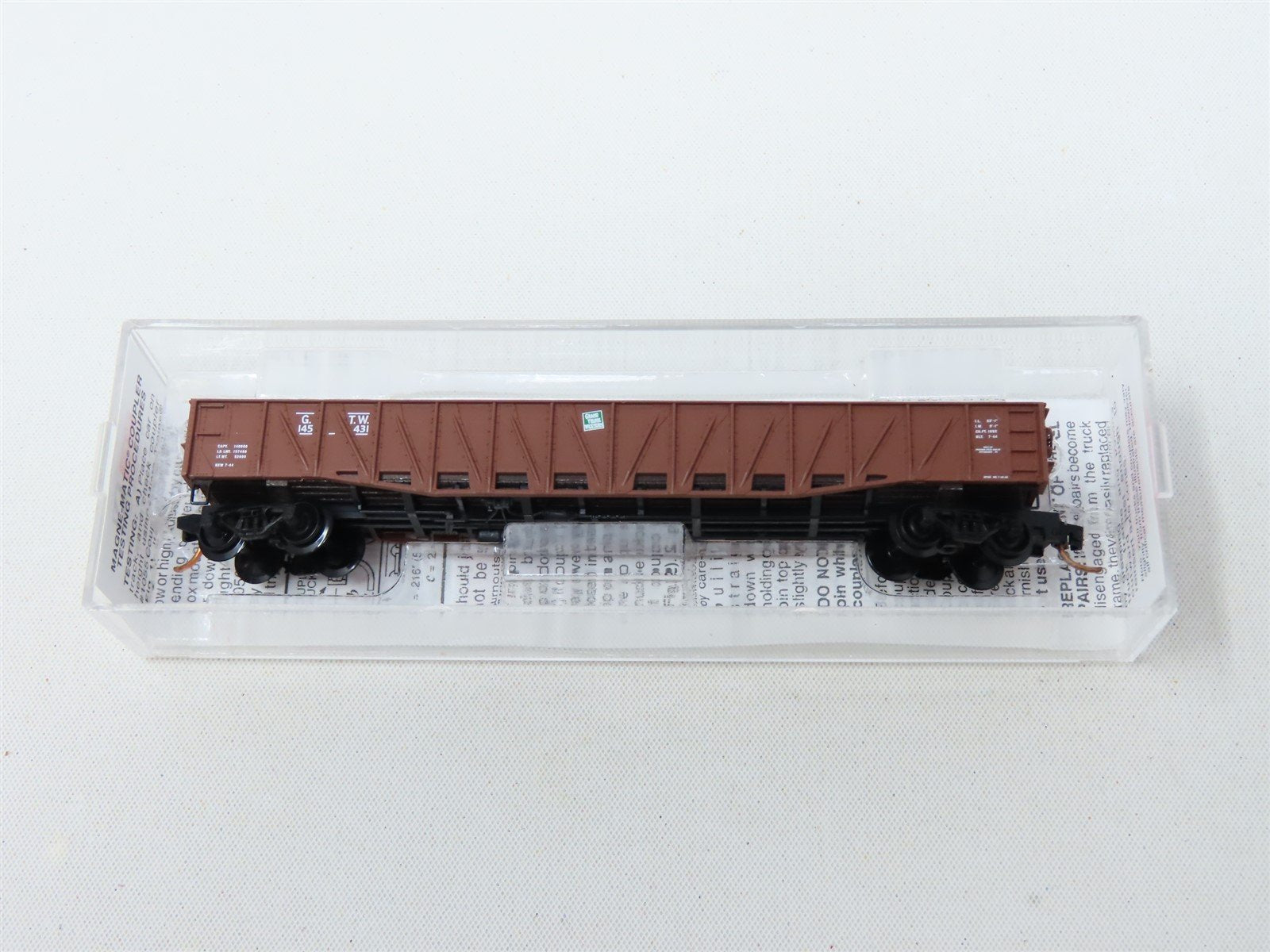 N Scale Micro-Trains MTL #63010 GTW Grand Trunk Western 50' Gondola #145431