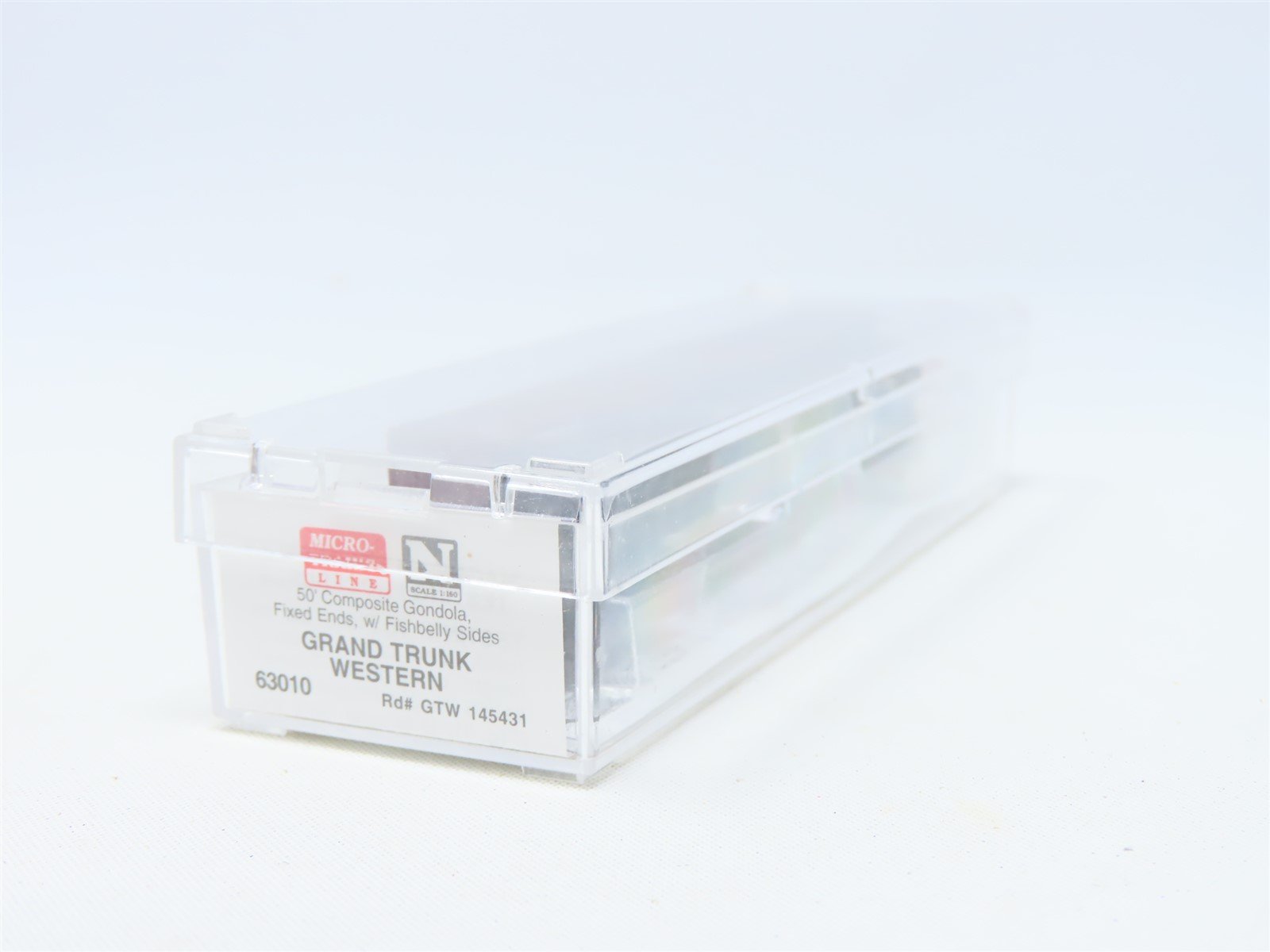 N Scale Micro-Trains MTL #63010 GTW Grand Trunk Western 50' Gondola #145431