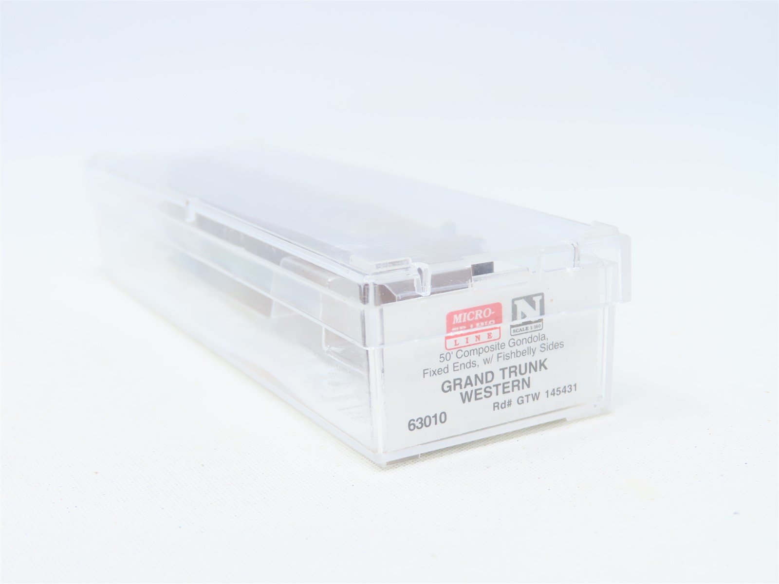 N Scale Micro-Trains MTL #63010 GTW Grand Trunk Western 50' Gondola #145431