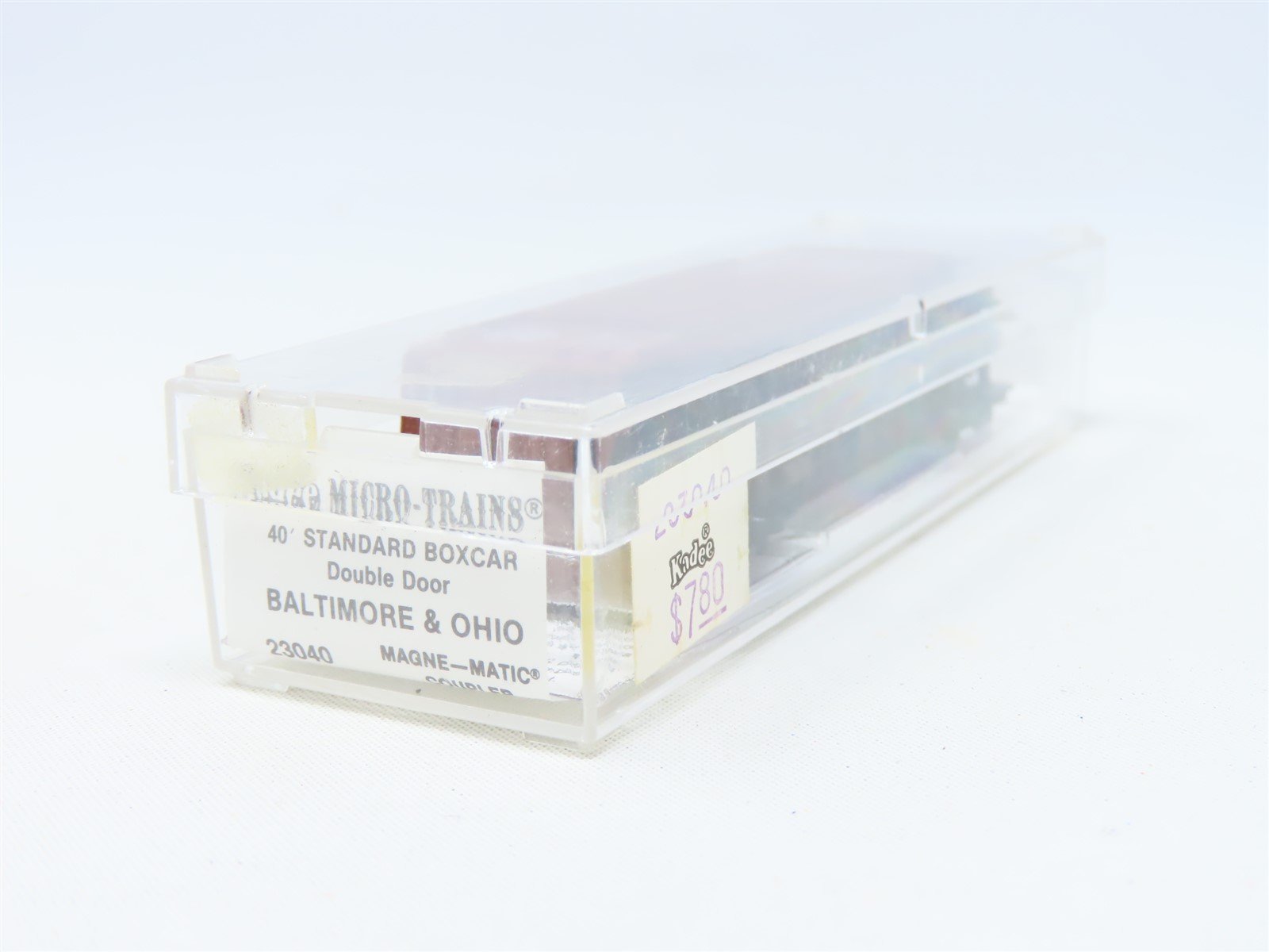 N Scale Kadee Micro-Trains MTL #23040 B&O Baltimore & Ohio 40' Box Car #298899