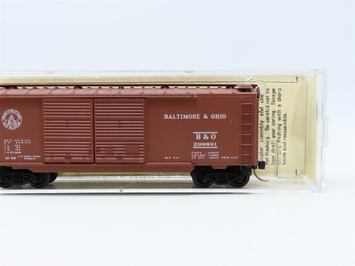 N Scale Kadee Micro-Trains MTL #23040 B&amp;O Baltimore &amp; Ohio 40&#39; Box Car #298891