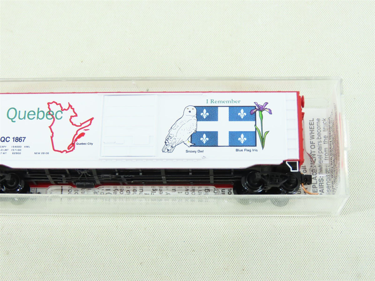 N Micro-Trains MTL 07700152 Quebec Provincial &quot;I Remember&quot; 50&#39; Box Car #1867