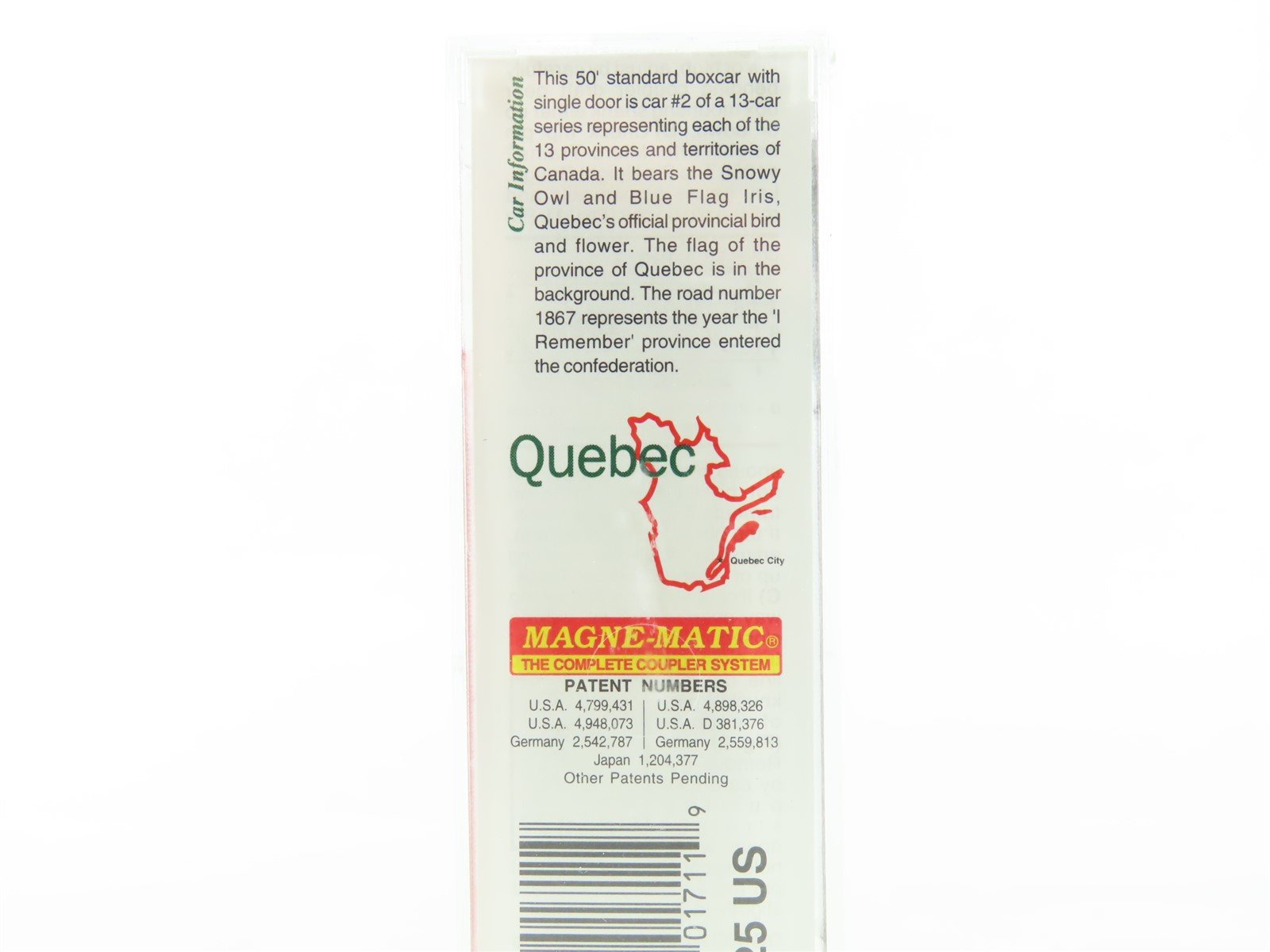 N Micro-Trains MTL 07700152 Quebec Provincial 