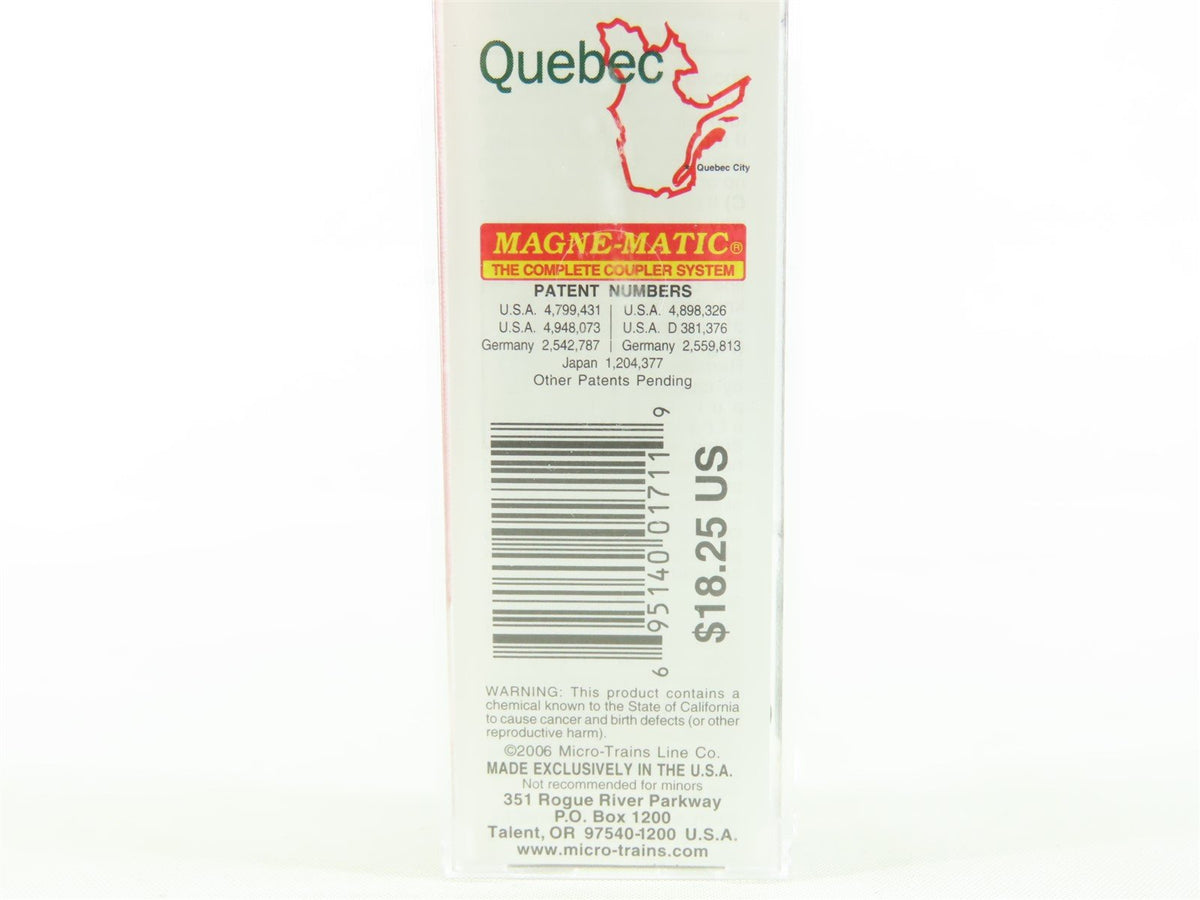 N Micro-Trains MTL 07700152 Quebec Provincial &quot;I Remember&quot; 50&#39; Box Car #1867
